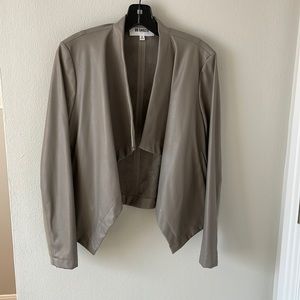 BB Dakota gray leather jacket